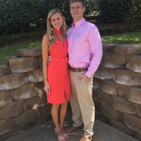 Bebe coral dress - Picture 3 of 4